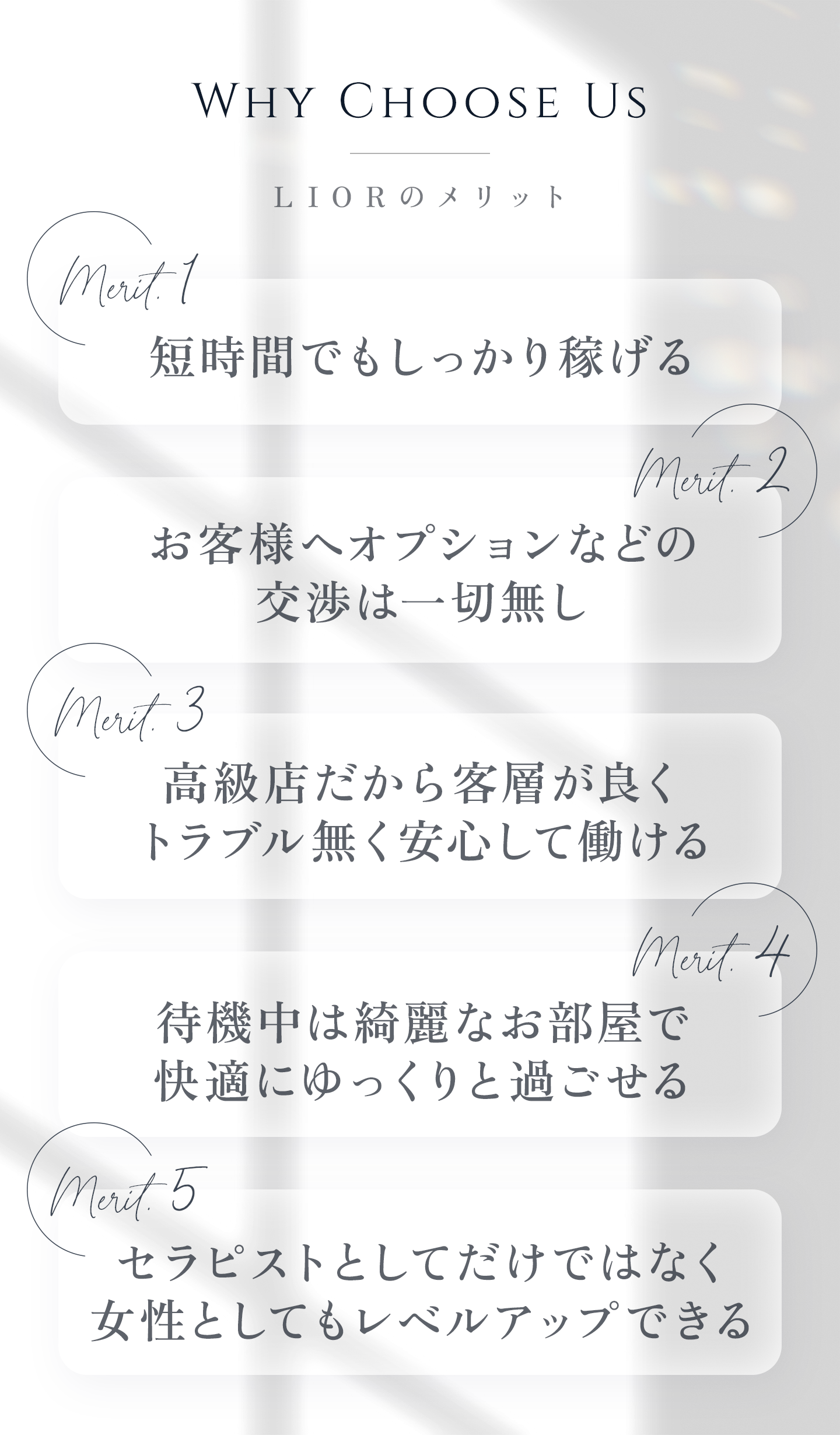 LIORの強み